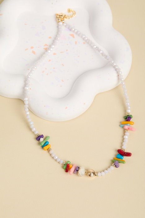 Heliophilia Silver Collar Multicolor de Metal ELKGC68400 Heliophilia Silver Collar Multicolor de Metal ELKGC68400